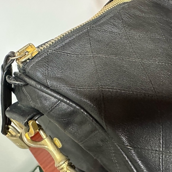 Chanel Vintage Diamond Stitch Boston Bag Quilted Lambskin travel bag - Picture 5 of 16